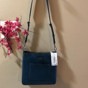 Michael Kors Teal Gloria pocket Crossbody NWT $159